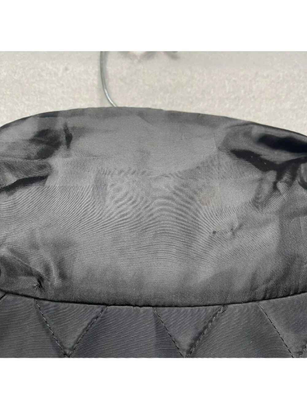 Harve Benard Quilted Black Jacket Coat Women 2X Double-Breasted Lightweight - Picture 7 of 8